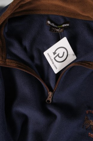 Ανδρική ζακέτα fleece Atlas For Men, Μέγεθος L, Χρώμα Μπλέ, Τιμή 13,51 €