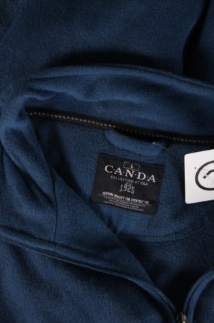 Ανδρική ζακέτα fleece Canda, Μέγεθος L, Χρώμα Μπλέ, Τιμή 13,51 €