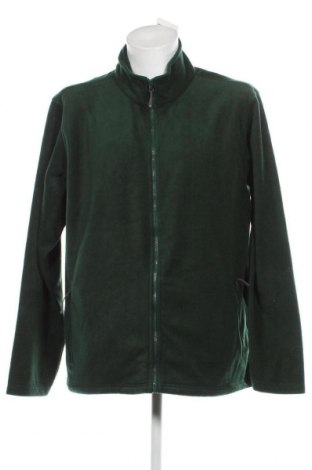 Ανδρική ζακέτα fleece James & Nicholson, Μέγεθος 3XL, Χρώμα Πράσινο, Τιμή 24,12 €