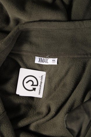 Ανδρική ζακέτα fleece X-Mail, Μέγεθος XXL, Χρώμα Πράσινο, Τιμή 16,40 €