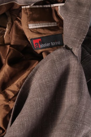 Мъжко сако Atelier Torino, Размер M, Цвят Бежов, Цена 56,50 лв.