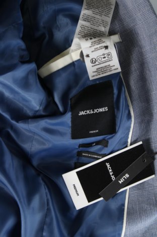Ανδρικό σακάκι Jack & Jones PREMIUM, Μέγεθος M, Χρώμα Μπλέ, Τιμή 63,92 €