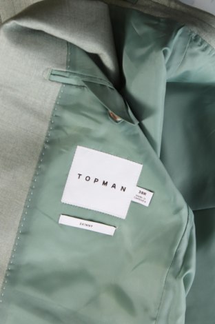 Ανδρικό σακάκι Topman, Μέγεθος M, Χρώμα Πράσινο, Τιμή 14,12 €
