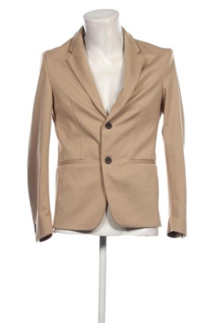 Ανδρικό σακάκι Zara, Μέγεθος M, Χρώμα  Μπέζ, Τιμή 16,88 €
