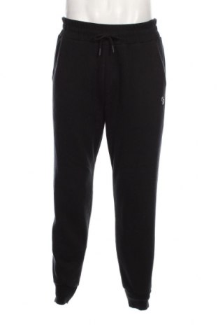 Pantaloni trening de bărbați Abercrombie & Fitch, Mărime M, Culoare Negru, Preț 284,51 Lei