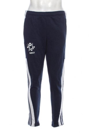 Pantaloni trening de bărbați Adidas, Mărime M, Culoare Albastru, Preț 128,13 Lei