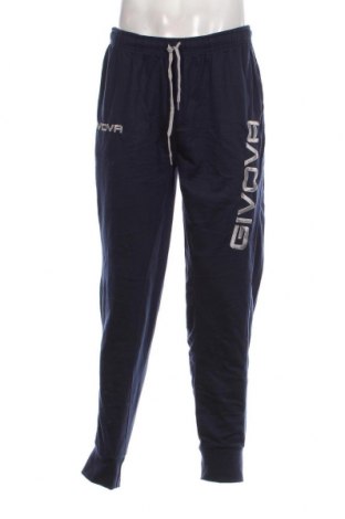 Pantaloni trening de bărbați Givova, Mărime XL, Culoare Albastru, Preț 76,31 Lei