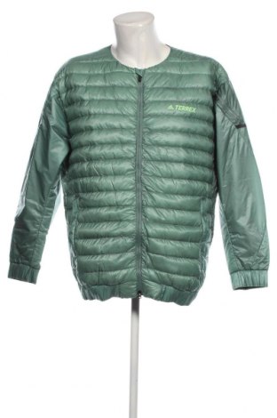 Ανδρικό μπουφάν Adidas, Μέγεθος M, Χρώμα Πράσινο, Τιμή 67,42 €