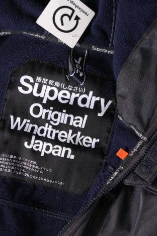 Ανδρικό μπουφάν Superdry, Μέγεθος L, Χρώμα Μπλέ, Τιμή 48,87 €