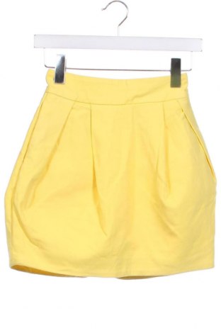 Пола Zara Trafaluc, Размер XS, Цвят Жълт, Цена 44,49 лв.