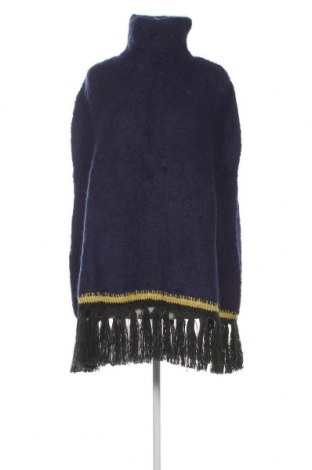 Poncho Vanessa Bruno Athé, Mărime M, Culoare Albastru, Preț 838,52 Lei