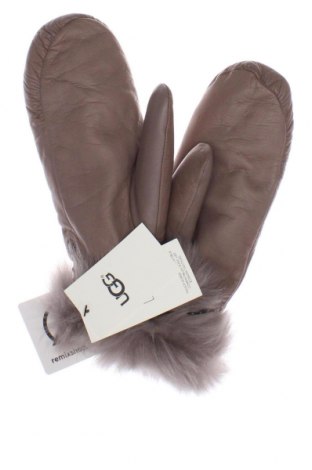 Ръкавици UGG Australia, Цвят Кафяв, Цена 164,22 лв.