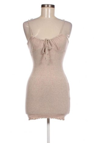 Kleid Bershka, Größe XS, Farbe Beige, Preis 8,07 €