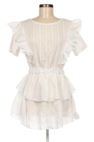Kleid Boohoo, Größe M, Farbe Weiß, Preis 19,21 €