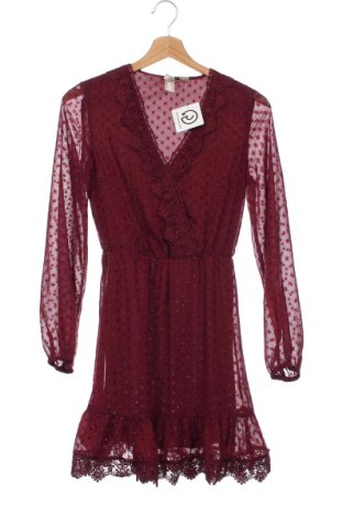 Šaty  H&M Divided, Velikost XXS, Barva Červená, Cena  125,00 Kč