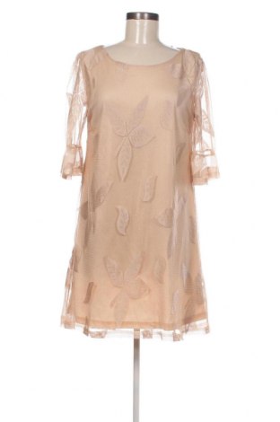 Kleid Iska London, Größe M, Farbe Beige, Preis € 15,53