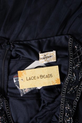 Рокля Lace & Beads, Размер M, Цвят Син, Цена 140,00 лв.