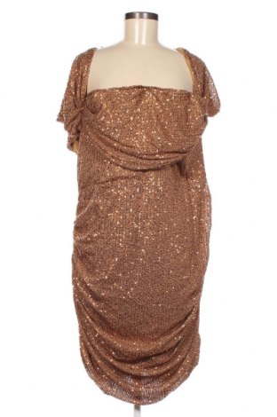Kleid Pretty Little Thing, Größe 3XL, Farbe Beige, Preis 64,72 €
