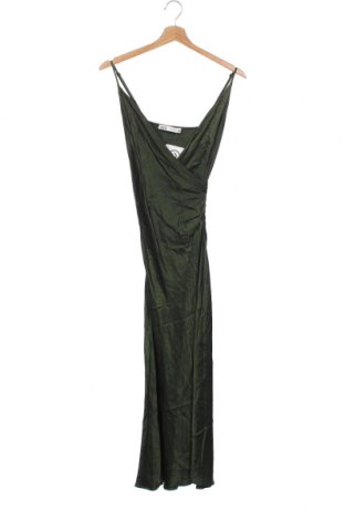 Kleid Zara, Größe XS, Farbe Grün, Preis 13,01 €