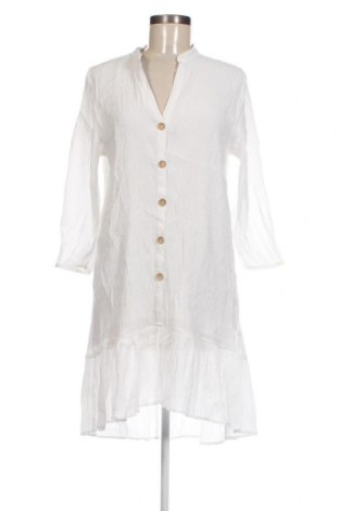 Kleid Zara, Größe L, Farbe Weiß, Preis 18,79 €