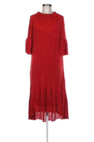 Рокля Zara Knitwear, Размер M, Цвят Червен, Цена 28,80 лв.
