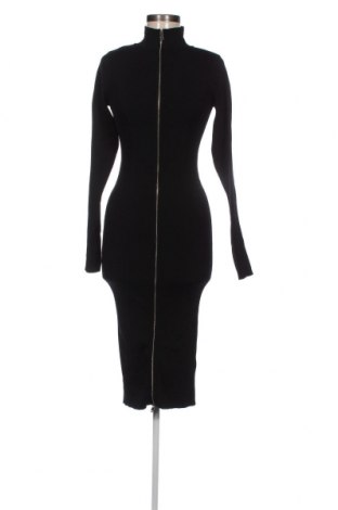 Рокля Zara Knitwear, Размер M, Цвят Черен, Цена 27,36 лв.