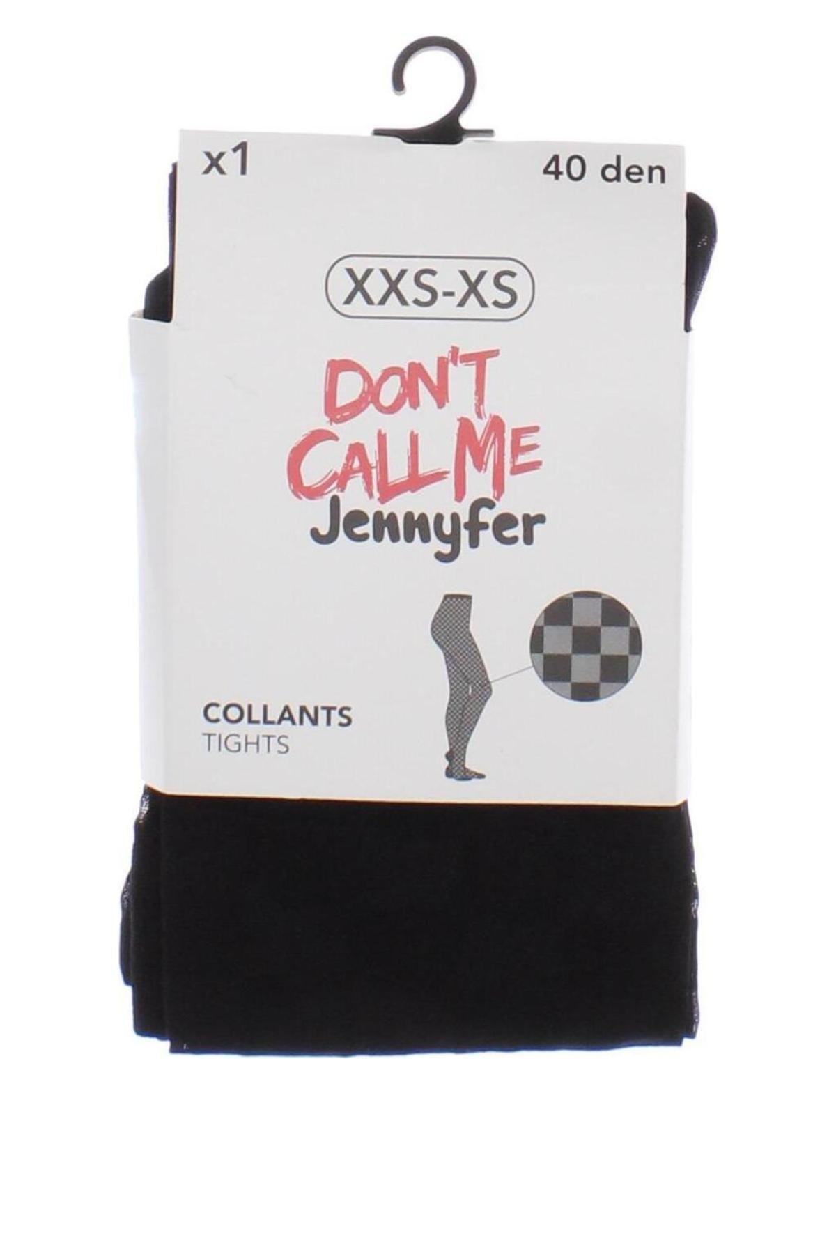 Strumpfhose Jennyfer, Größe XXS, Farbe Schwarz, Preis 12,37 €