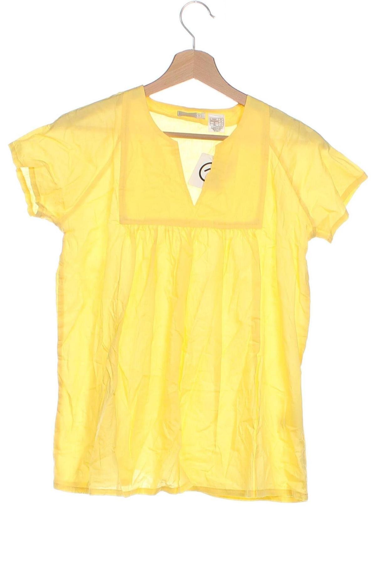 Дамска блуза, Размер XS, Цвят Жълт, Цена 9,12 лв.