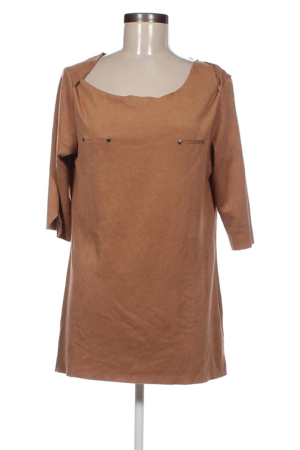 Дамска блуза, Размер M, Цвят Кафяв, Цена 8,47 лв.