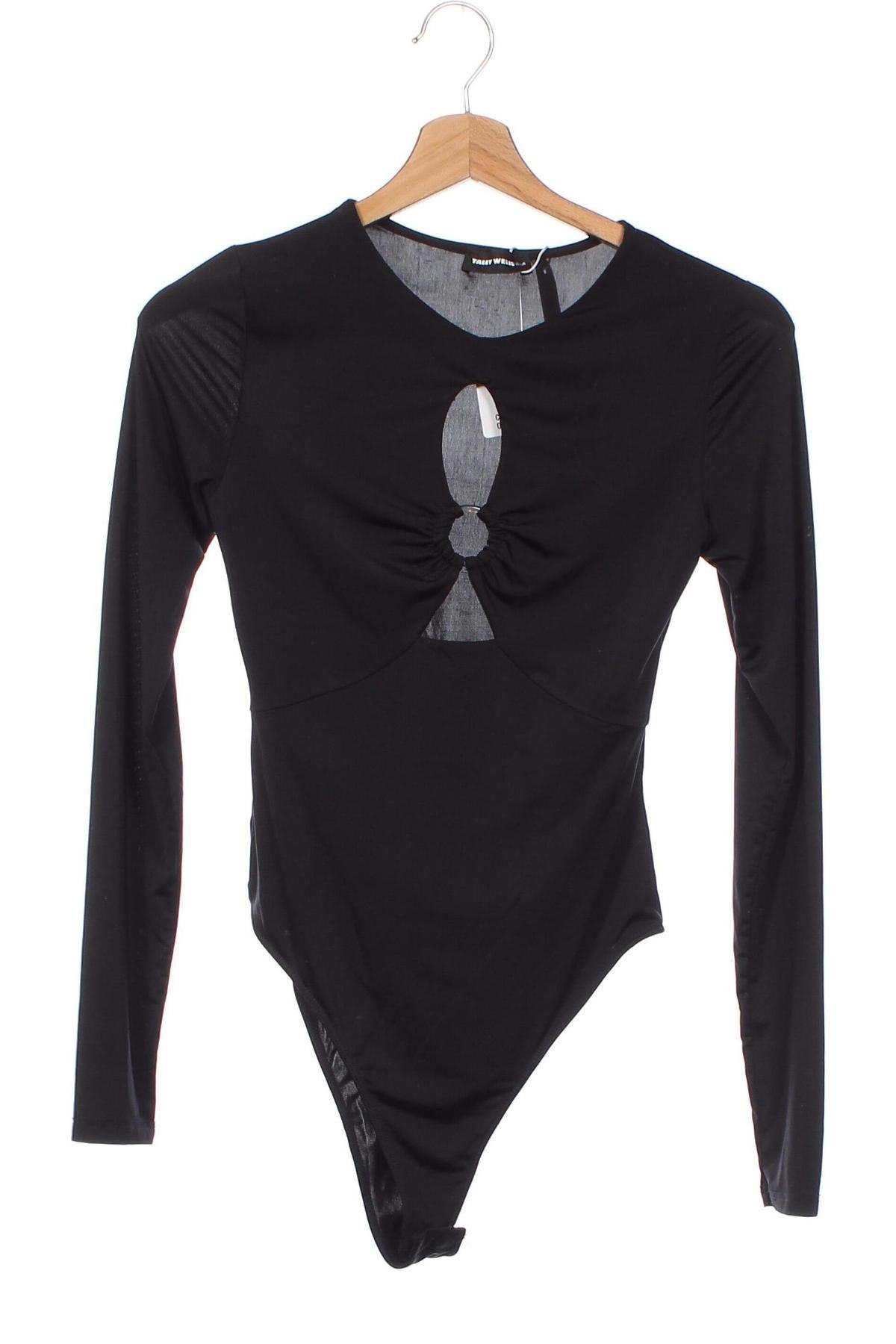 Γυναικεία μπλούζα-Κορμάκι Tally Weijl, Μέγεθος S, Χρώμα Μαύρο, Τιμή 4,15 €
