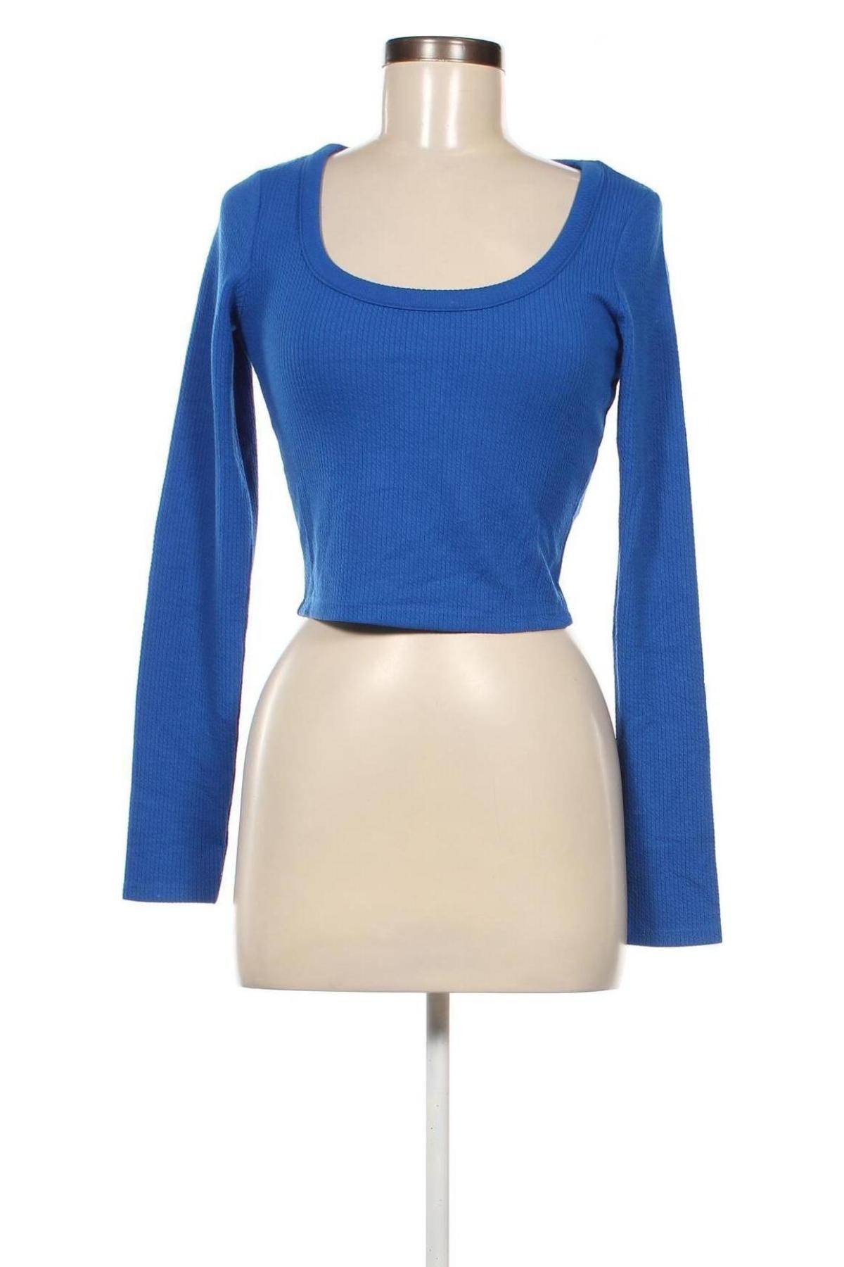 Damen Shirt Bershka, Größe S, Farbe Blau, Preis 2,38 €