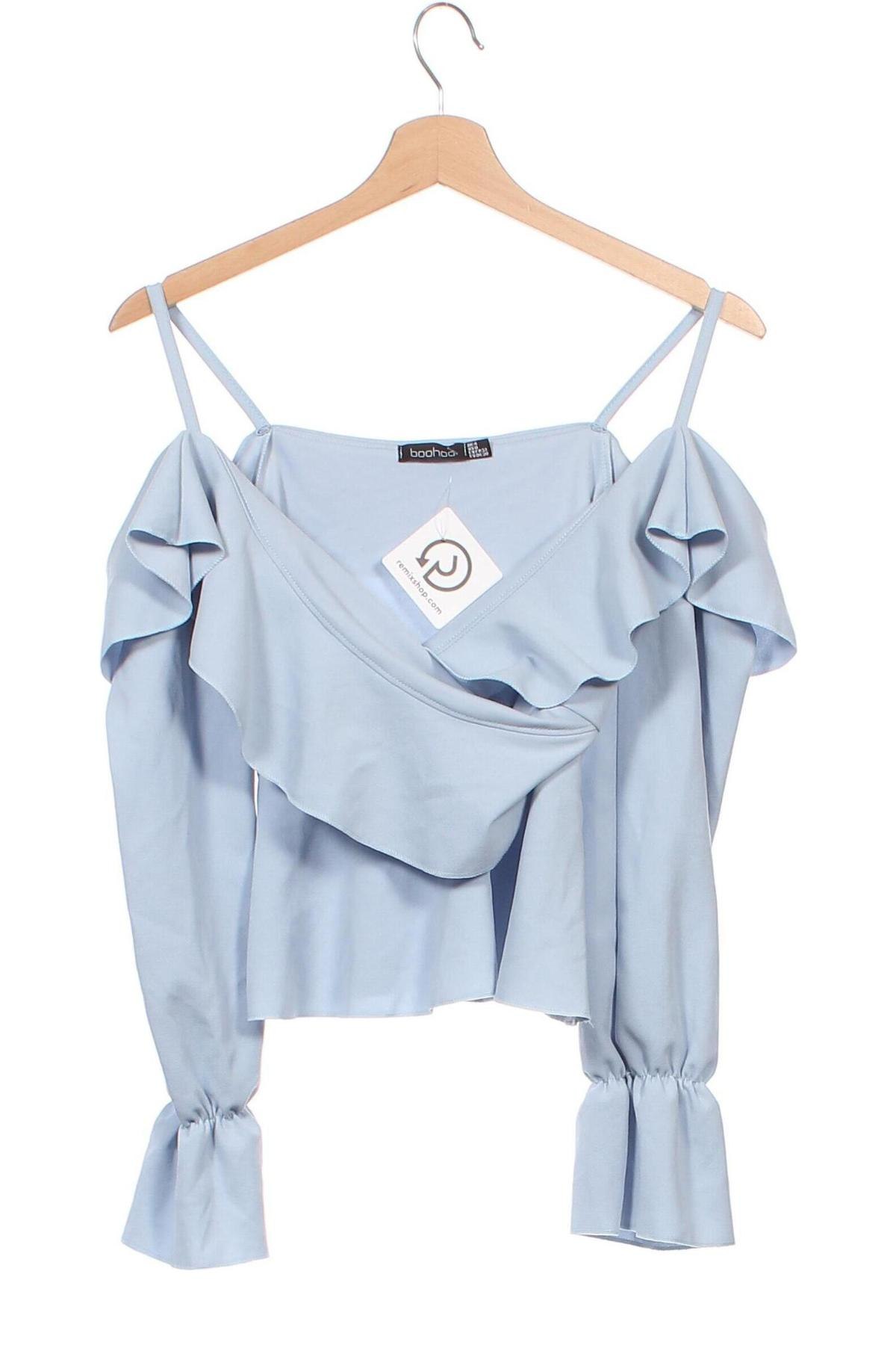 Damen Shirt Boohoo, Größe XXS, Farbe Blau, Preis 8,20 €