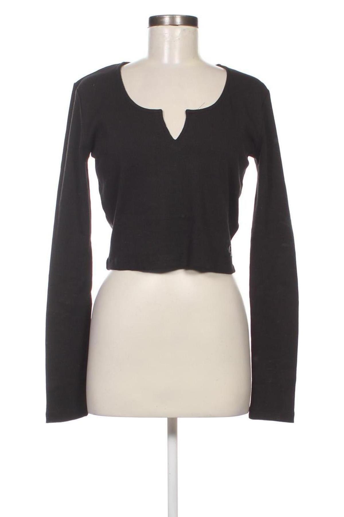 Γυναικεία μπλούζα Calvin Klein Jeans, Μέγεθος XL, Χρώμα Μαύρο, Τιμή 35,36 €