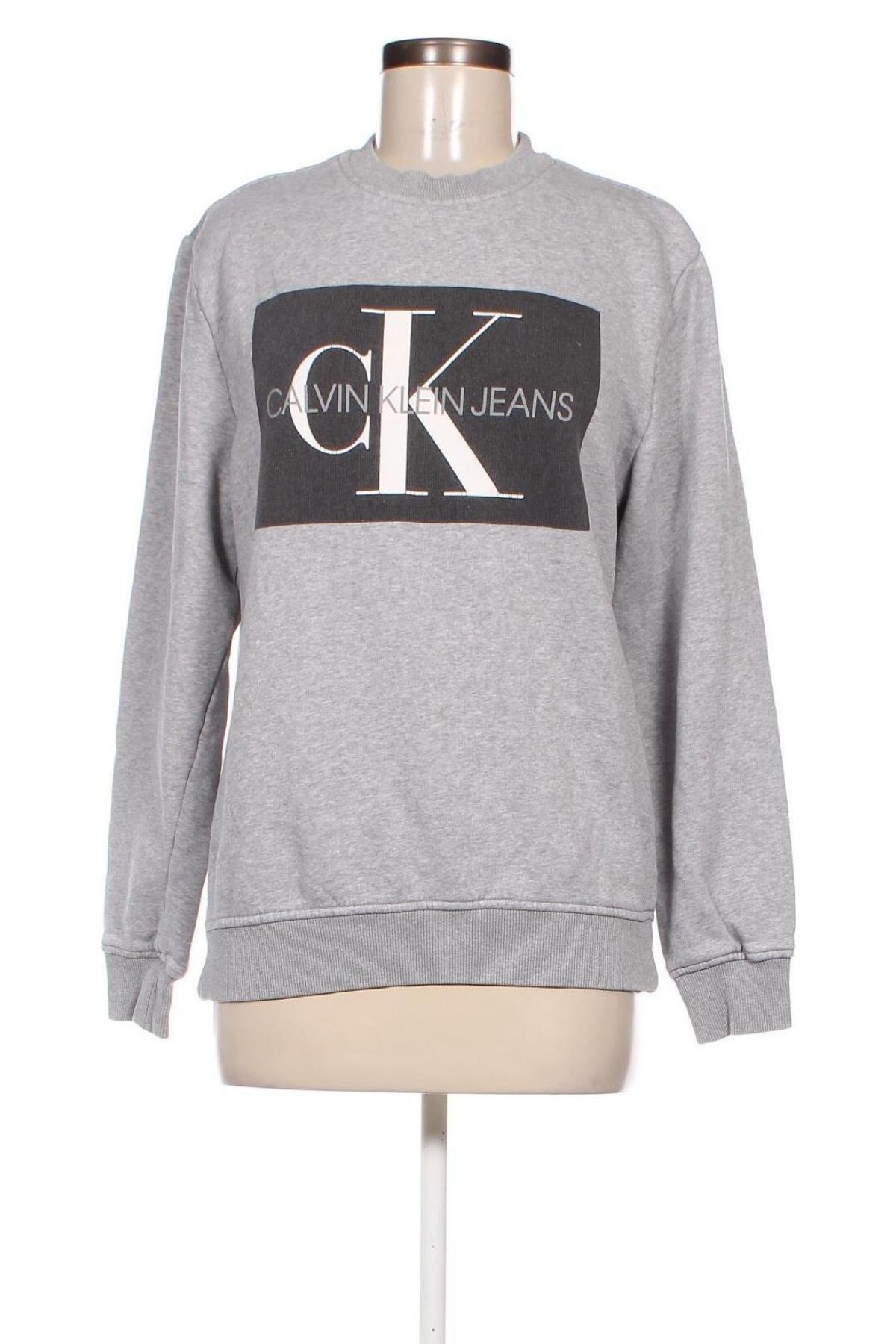 Γυναικεία μπλούζα Calvin Klein Jeans, Μέγεθος L, Χρώμα Γκρί, Τιμή 38,35 €