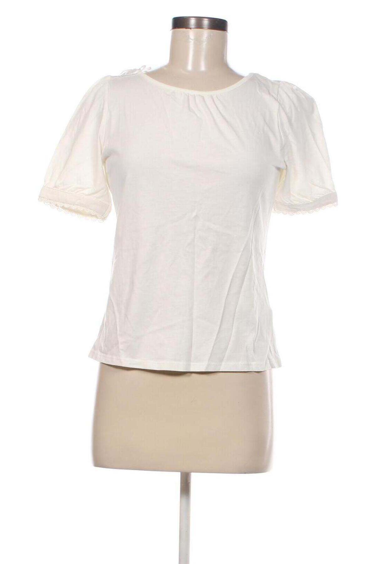 Γυναικεία μπλούζα Camaieu, Μέγεθος S, Χρώμα Λευκό, Τιμή 2,40 €