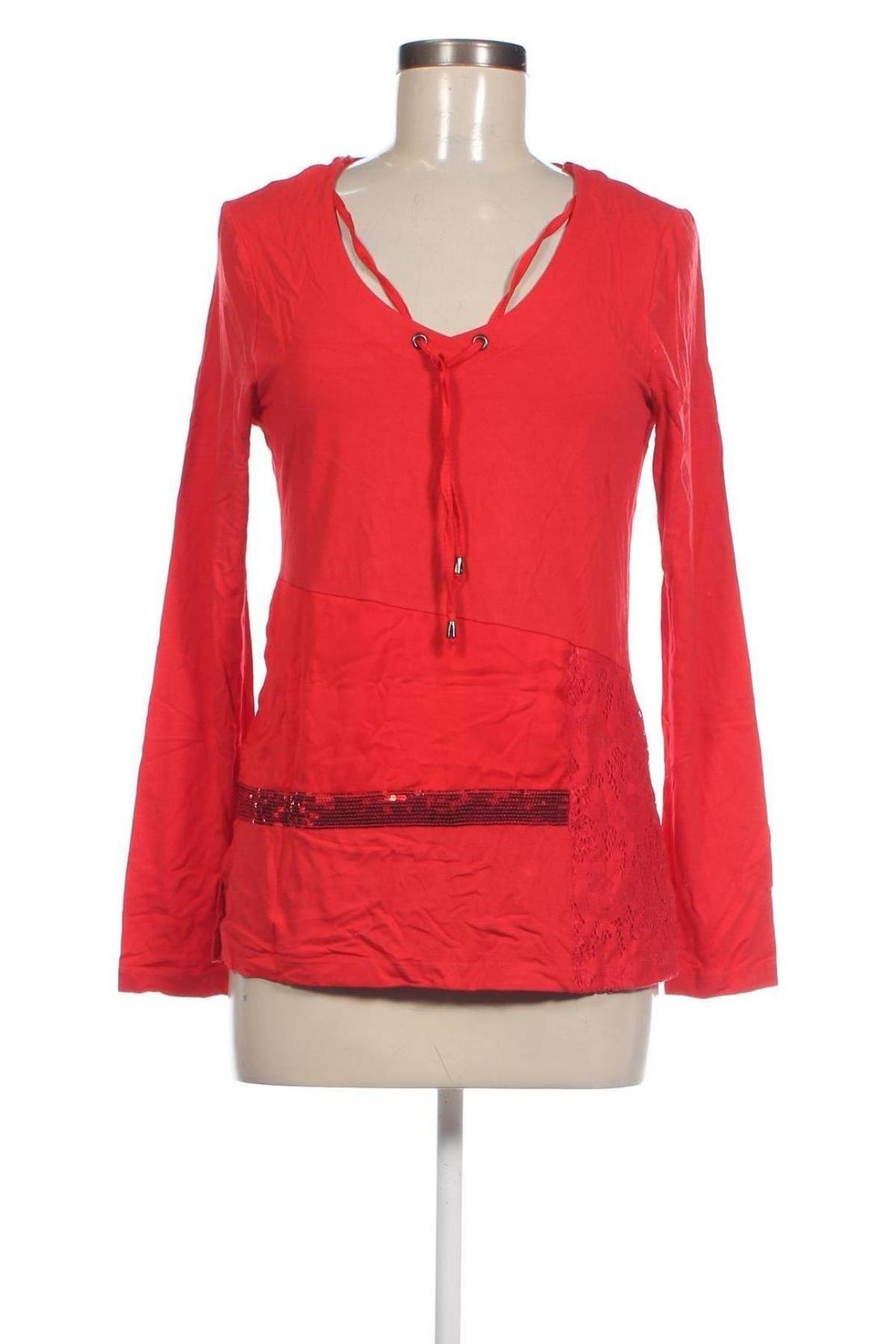 Damen Shirt Christian Materne, Größe S, Farbe Rot, Preis € 3,55