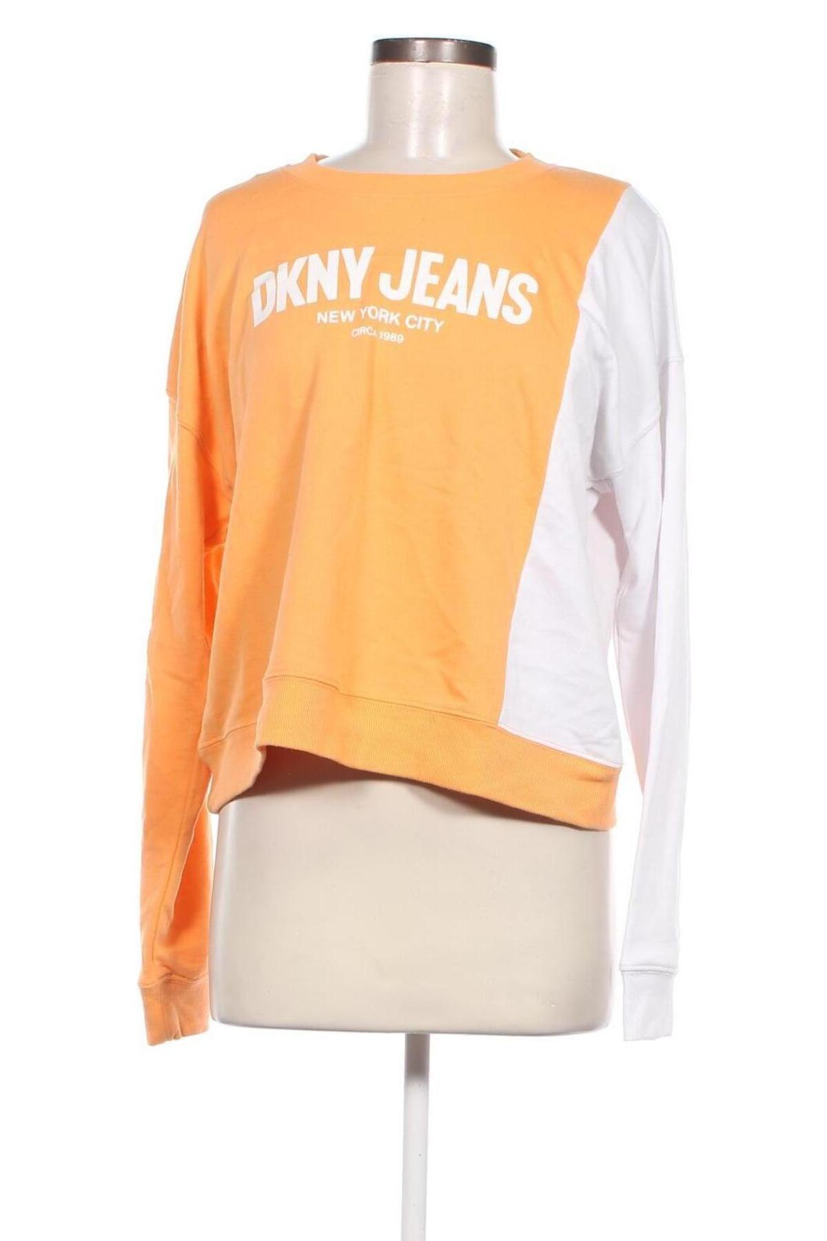 Damen Shirt DKNY Jeans, Größe M, Farbe Orange, Preis 7,83 €