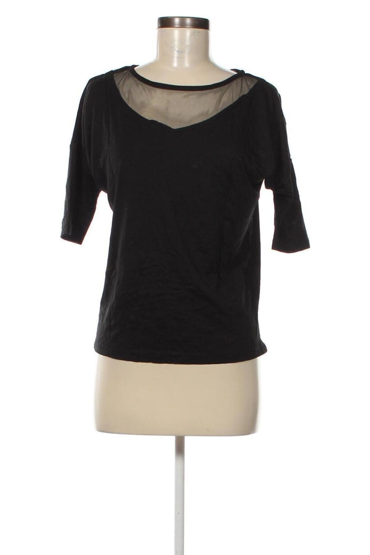 Дамска блуза Diverse, Размер XS, Цвят Черен, Цена 3,80 лв.