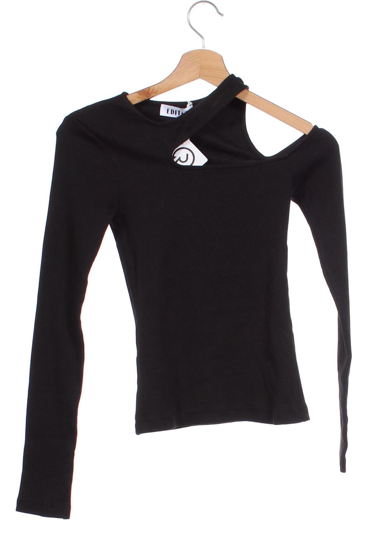 Γυναικεία μπλούζα Edited, Μέγεθος XS, Χρώμα Μαύρο, Τιμή 5,95 €