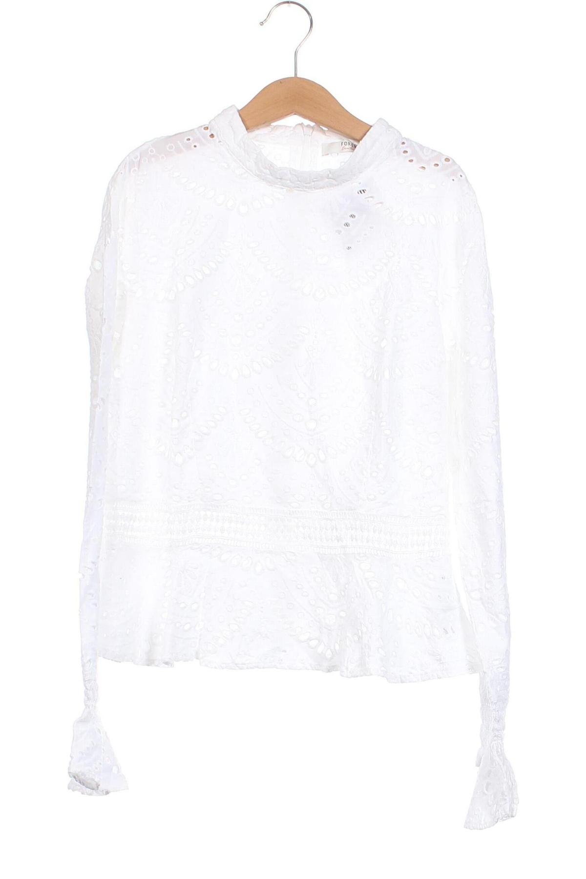 Damen Shirt Forever 21, Größe S, Farbe Weiß, Preis € 26,46