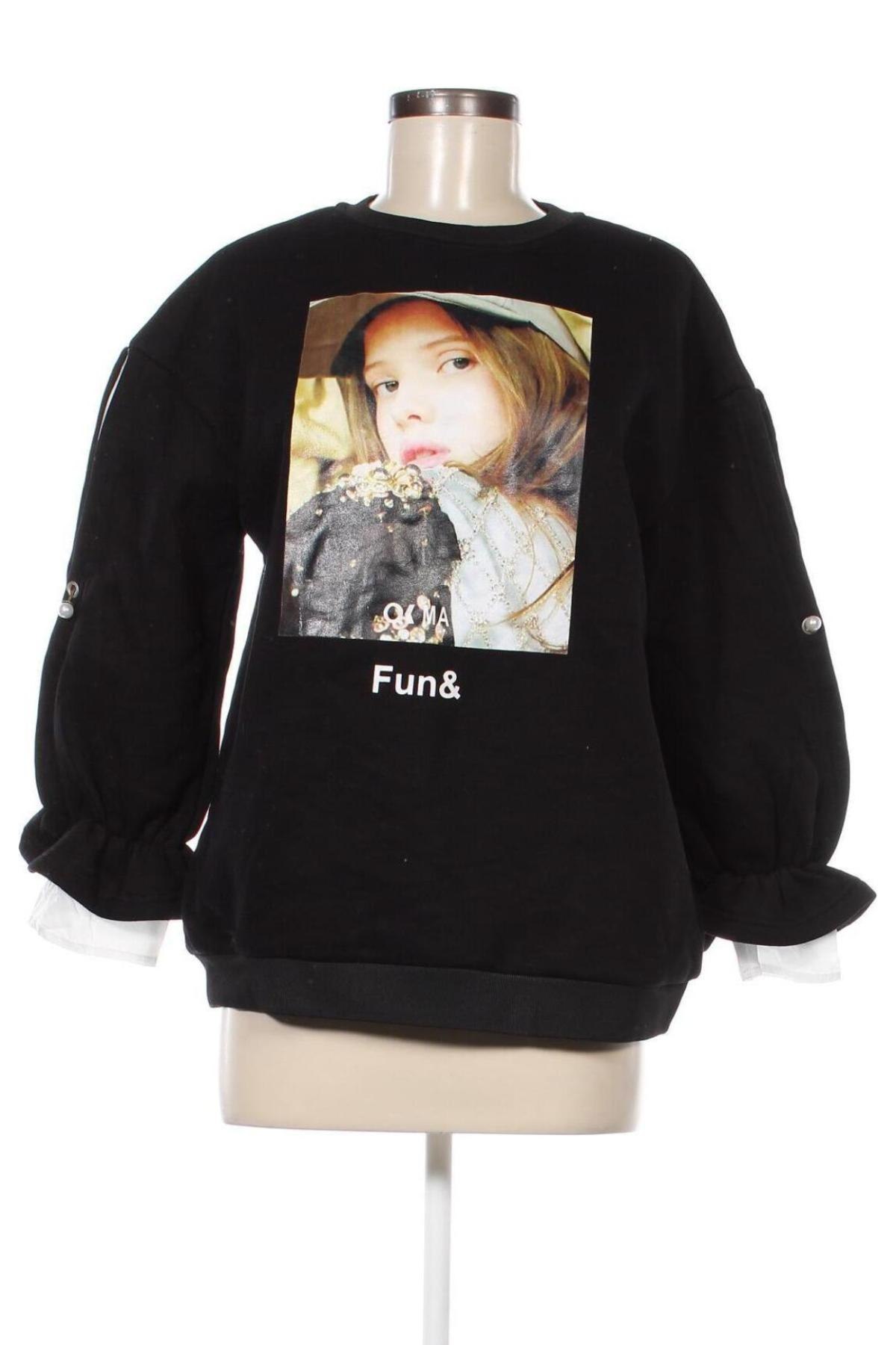 Γυναικεία μπλούζα Fun & Fun, Μέγεθος M, Χρώμα Μαύρο, Τιμή 66,80 €
