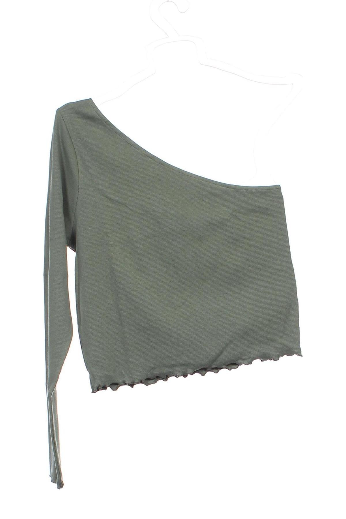 Γυναικεία μπλούζα Gina Tricot, Μέγεθος XL, Χρώμα Πράσινο, Τιμή 6,16 €