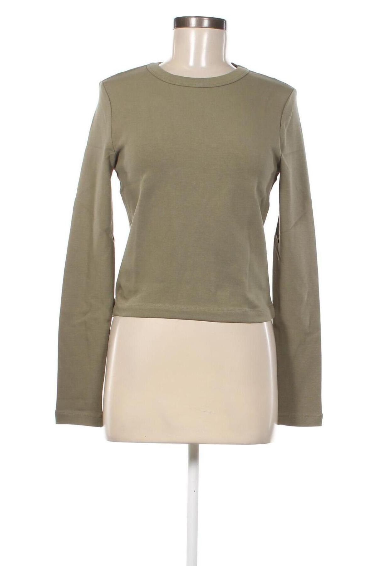 Γυναικεία μπλούζα Gina Tricot, Μέγεθος L, Χρώμα Πράσινο, Τιμή 5,22 €