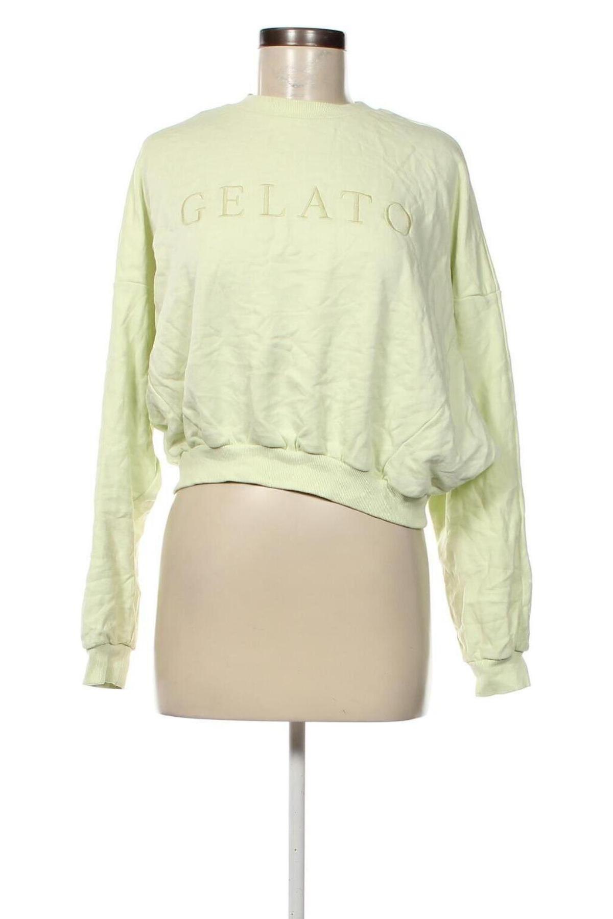 Дамска блуза Gina Tricot, Размер S, Цвят Зелен, Цена 3,20 лв.