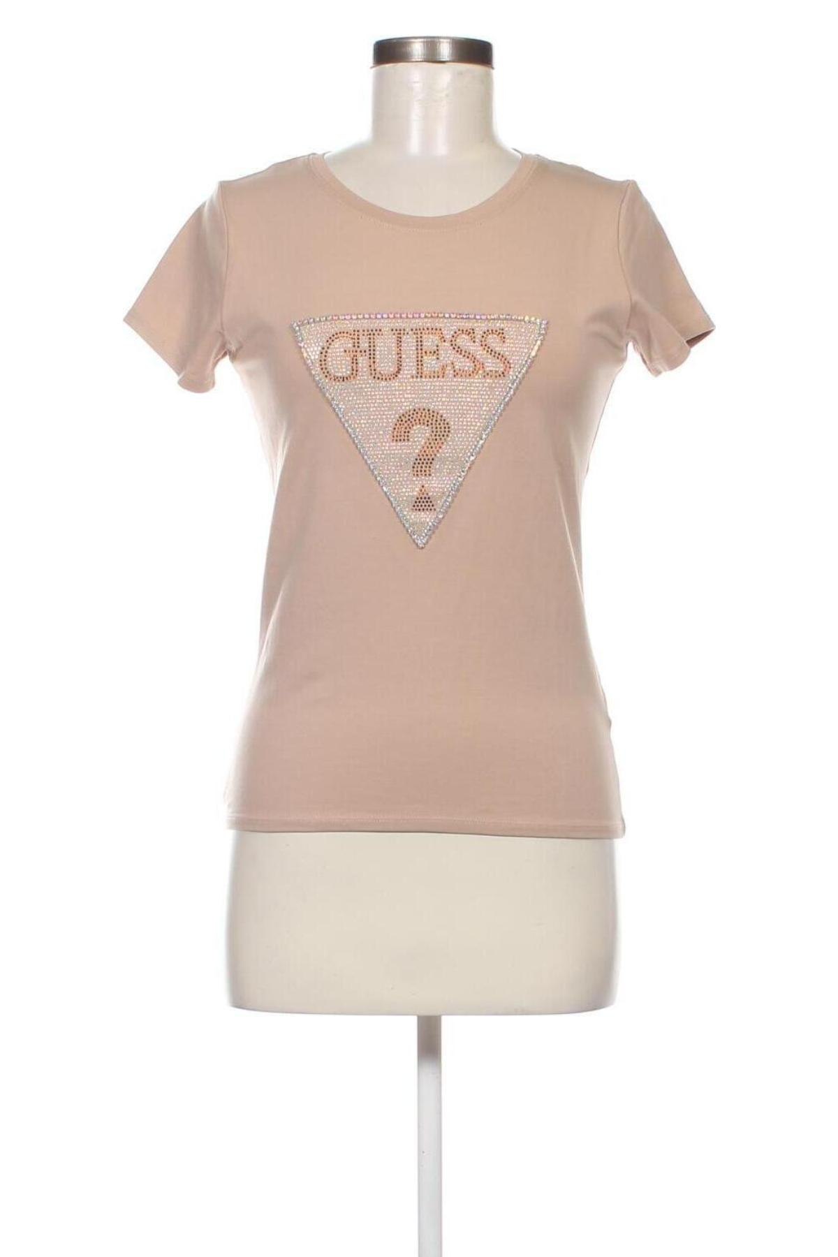 Damen Shirt Guess, Größe M, Farbe Beige, Preis 55,67 €