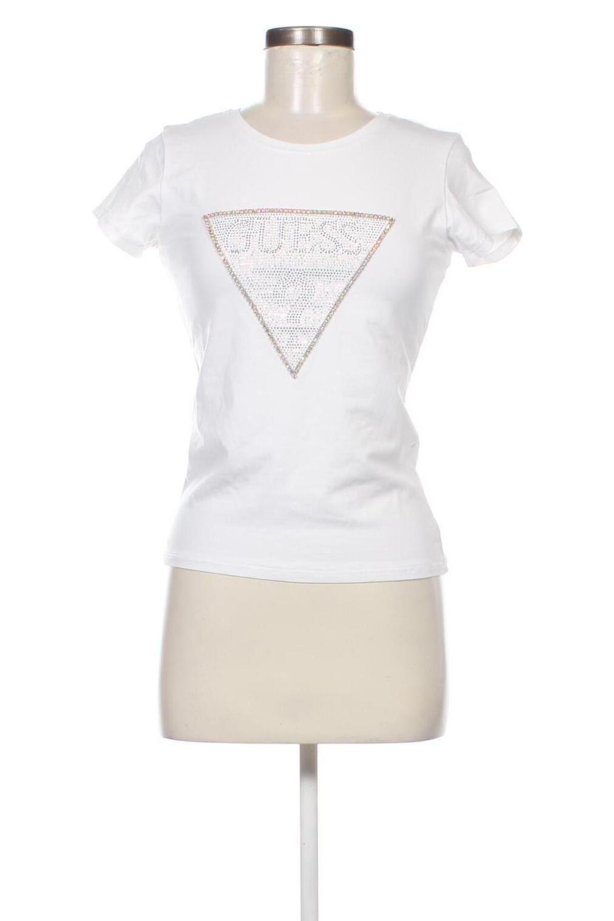 Damen Shirt Guess, Größe M, Farbe Weiß, Preis 33,40 €