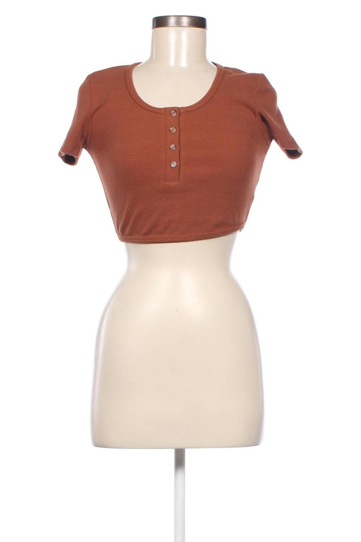 Γυναικεία μπλούζα Guess, Μέγεθος M, Χρώμα Καφέ, Τιμή 26,16 €