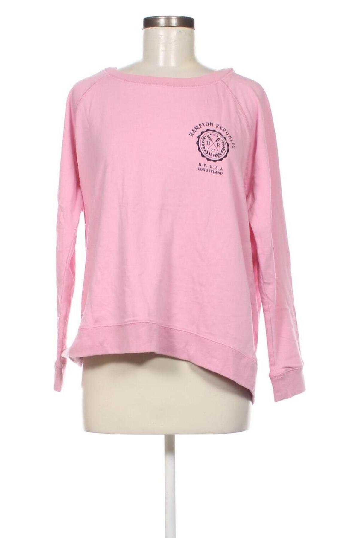 Γυναικεία μπλούζα Hampton Republic, Μέγεθος XL, Χρώμα Ρόζ , Τιμή 5,47 €