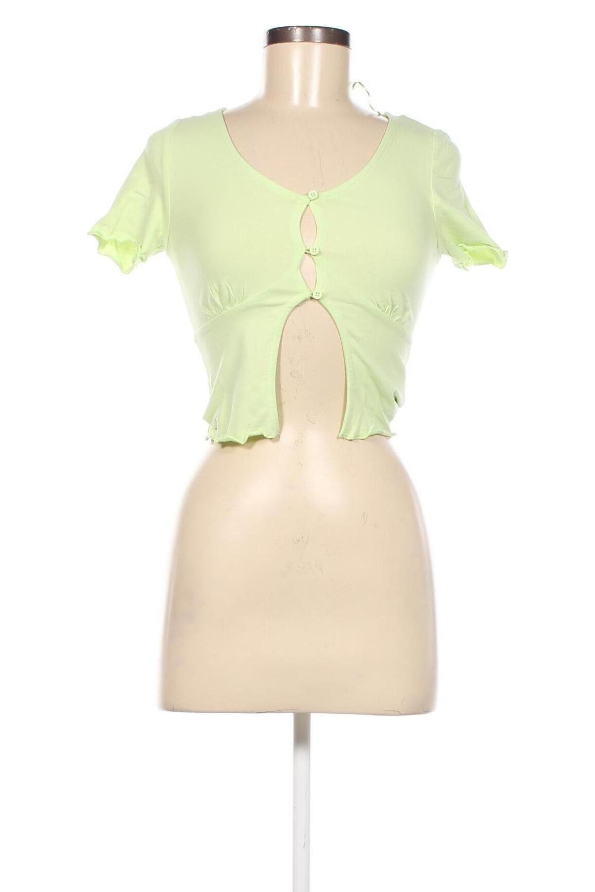 Дамска блуза Jennyfer, Размер S, Цвят Зелен, Цена 6,82 лв.