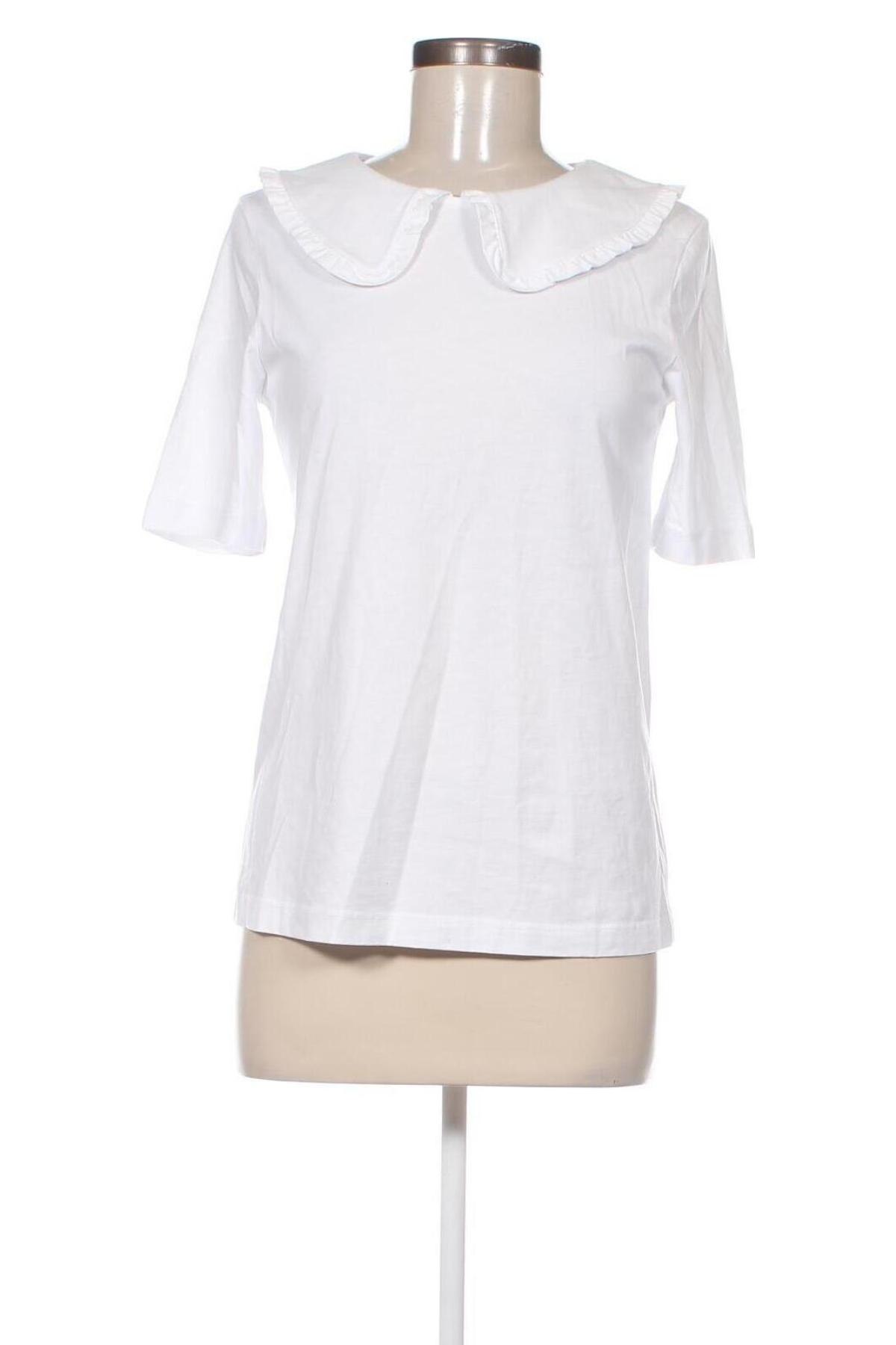Γυναικεία μπλούζα Kaffe, Μέγεθος S, Χρώμα Λευκό, Τιμή 17,00 €